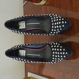 Dolce Vita studded suede platform pump